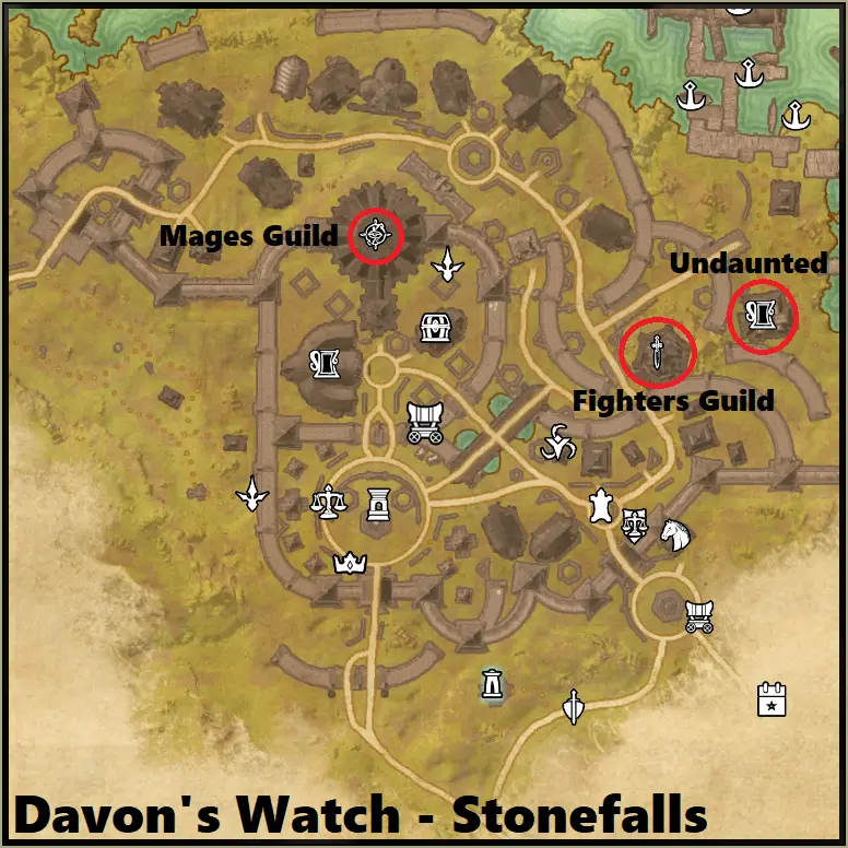Ebonheart Pact Guild Locations