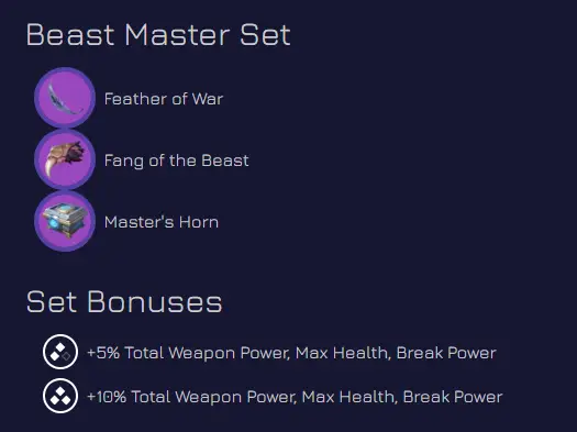 Beast Master Set
