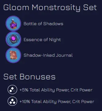 Gloom Monstrosity Set