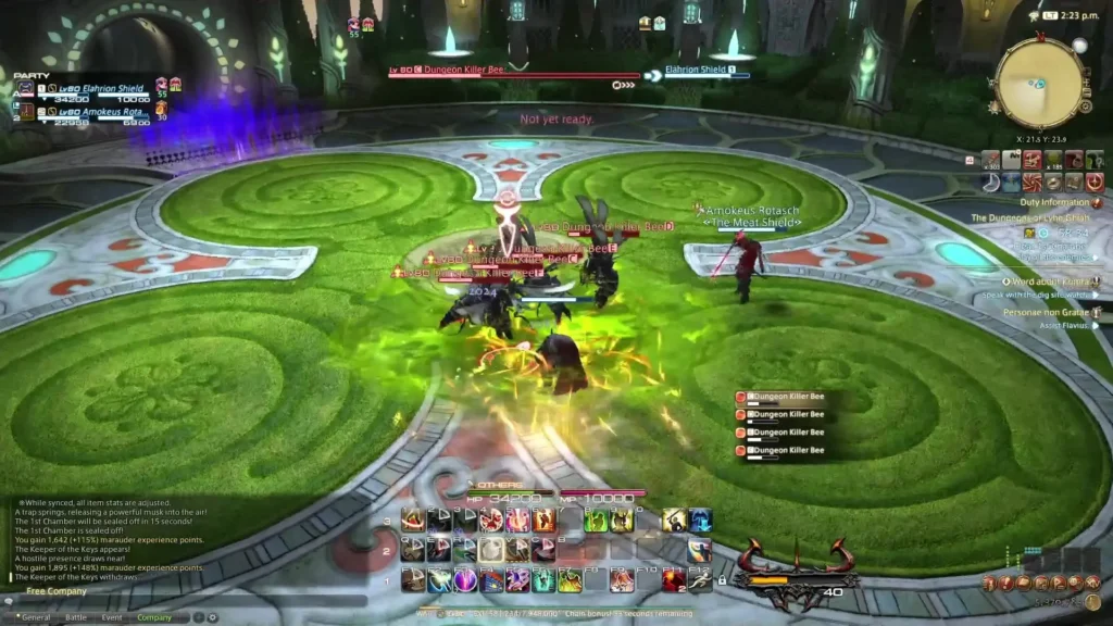 How to Tank in FFXIV – A Beginner's Guide to Your First Dungeons - The Tank Club FFXIV Dungeon of Lyhi frame at 1m49s