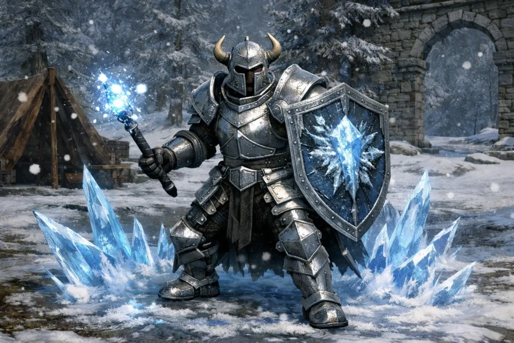 Project Gorgon Ice Magic / Shield Tank Build